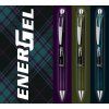 Pentel EnerGel BL77 olivově zelená, gelové pero pro pohodlné a výrazné psaní