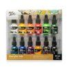 Mont Marte Acrylic Ink Premium sada 12 barevných akrylových inkoustů, každý 20 ml