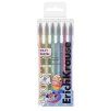 Sada 6 akrylových gelových per ErichKrause Milky Pastel 1,0 mm v pastelových odstínech