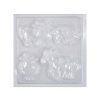 Playbox plastová forma na odlévání sádry, 4 motivy hospodářských zvířat, 17 x 17 cm